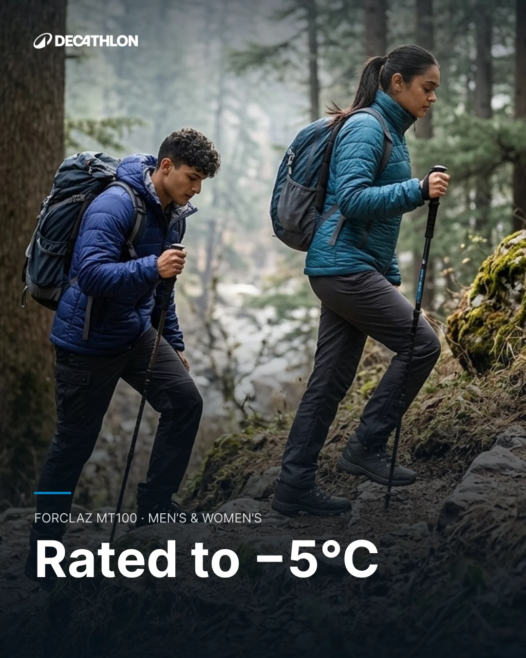 Variant one: the photograph with the temperature claim and nothing else on it.
